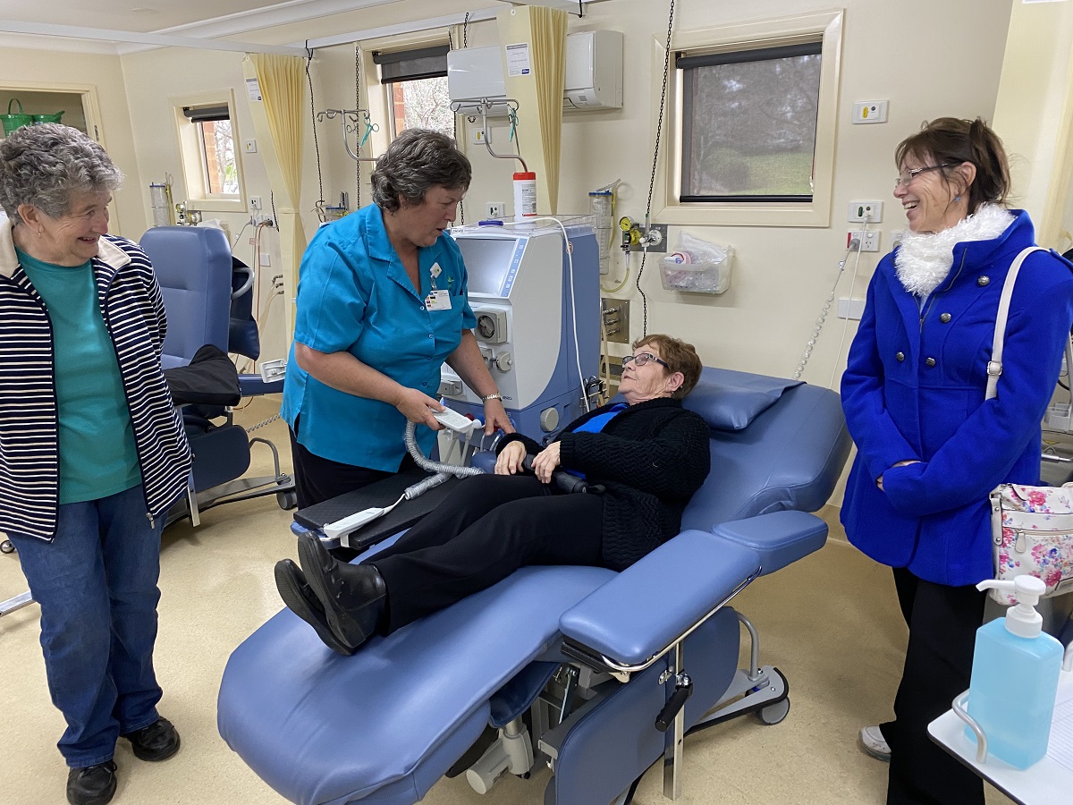Myrtleford Op Shop donation for Dialysis and Urgent Care