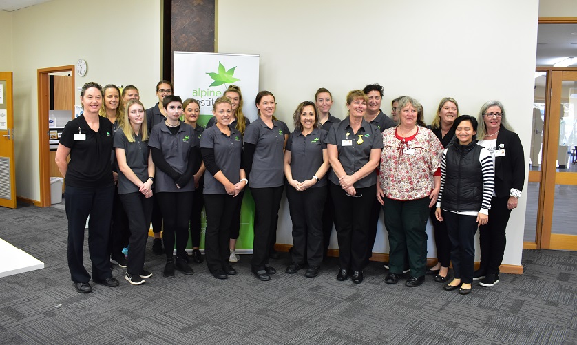 group photo of the first intake of Diploma of Nursing students