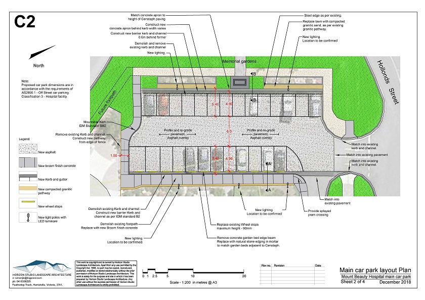 mt beauty hospital car park concept plan