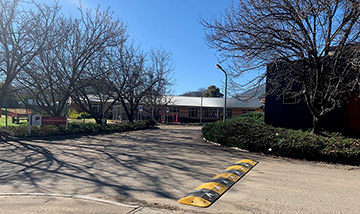 New speed bump installed at Myrtleford Hospital